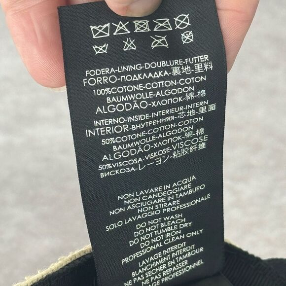 Gucci Terry Band Logo Print Baseball Cap Hat Large - Picture 11 of 13